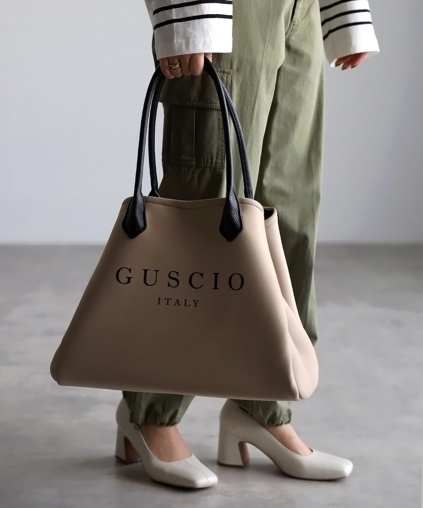 【雑誌掲載・ショップチャンネルOA商品】ネオプレーントートバッグ　12-1055